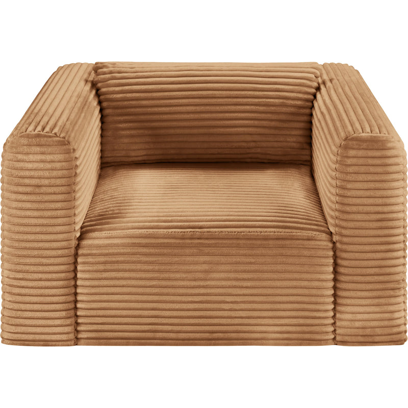 Meridian Shaggy Saddle Corduroy Performance Fabric Arm Chair IMAGE 6
