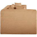 Meridian Shaggy Saddle Corduroy Performance Fabric Modular Sofa IMAGE 4