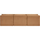 Meridian Shaggy Saddle Corduroy Performance Fabric Modular Sofa IMAGE 5