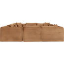 Meridian Shaggy Saddle Corduroy Performance Fabric Modular Sectional IMAGE 4