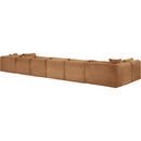 Meridian Shaggy Saddle Corduroy Performance Fabric Modular Sectional IMAGE 7