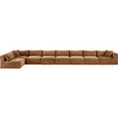 Meridian Shaggy Saddle Corduroy Performance Fabric Modular Sectional IMAGE 6