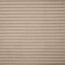 Meridian Shaggy Taupe Corduroy Performance Fabric Ottoman IMAGE 6