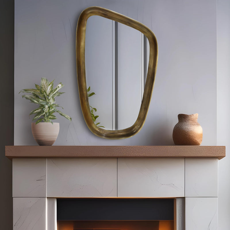 Meridian Auberge Brass Mirror IMAGE 2