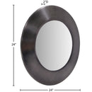 Meridian Sphere Black Iron Mirror IMAGE 7