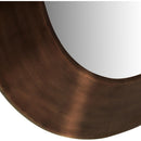 Meridian Sphere Brown Iron Mirror IMAGE 5