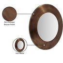 Meridian Sphere Brown Iron Mirror IMAGE 8