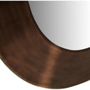 Meridian Sphere Brown Iron Mirror IMAGE 5