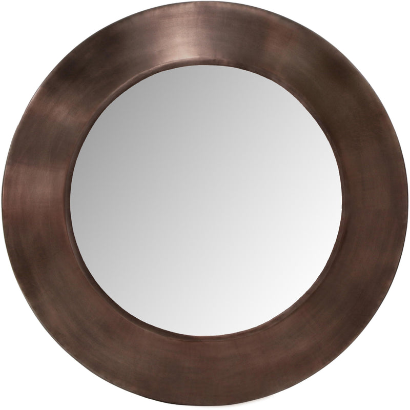 Meridian Sphere Brown Iron Mirror IMAGE 3