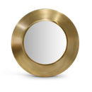 Meridian Sphere Gold Iron Mirror IMAGE 1