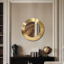 Meridian Sphere Gold Iron Mirror IMAGE 2