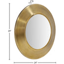 Meridian Sphere Gold Iron Mirror IMAGE 7