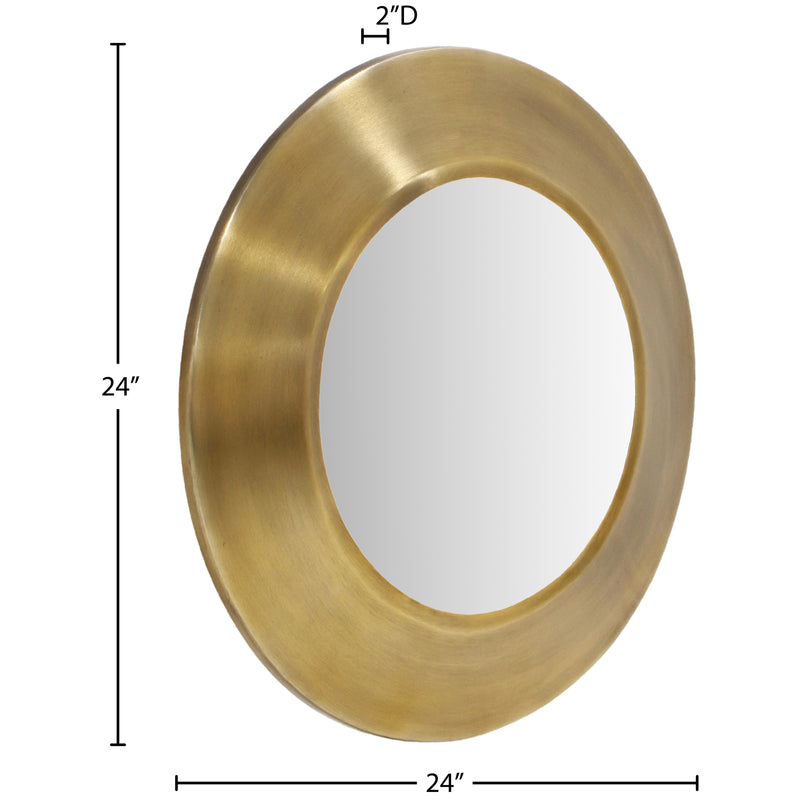 Meridian Sphere Gold Iron Mirror IMAGE 7