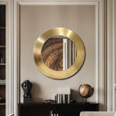 Meridian Sphere Gold Iron Mirror IMAGE 2