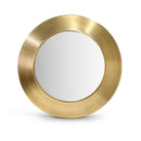 Meridian Sphere Gold Iron Mirror IMAGE 1
