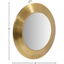 Meridian Sphere Gold Iron Mirror IMAGE 7