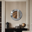 Meridian Sphere Silver Iron Mirror IMAGE 2
