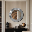 Meridian Sphere Silver Iron Mirror IMAGE 2