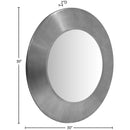 Meridian Sphere Silver Iron Mirror IMAGE 7