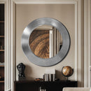 Meridian Sphere Silver Iron Mirror IMAGE 2