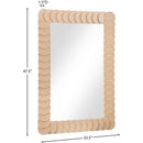 Meridian Revolve Natural Mirror IMAGE 6