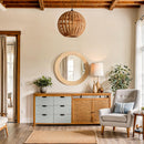 Meridian Revolve Natural Mirror IMAGE 2