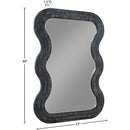 Meridian Bellagio Black Oak Veneer Mirror IMAGE 6