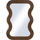 Meridian Bellagio Brown Oak Veneer Mirror IMAGE 3