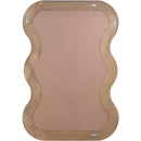 Meridian Bellagio Brown Oak Veneer Mirror IMAGE 5