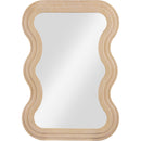 Meridian Bellagio Natural Oak Veneer Mirror IMAGE 3