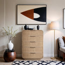 Meridian Windsor Natural Rubberwood Chest IMAGE 2