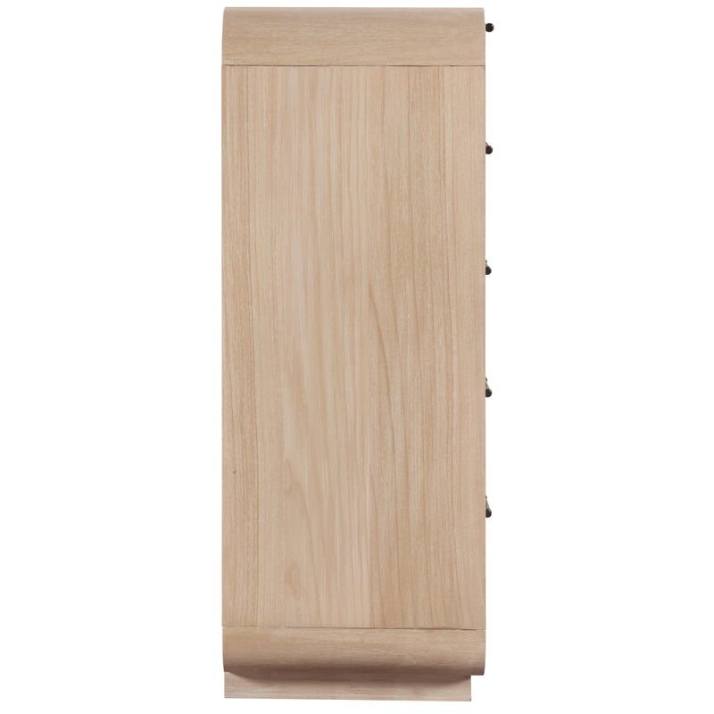 Meridian Windsor Natural Rubberwood Chest IMAGE 4
