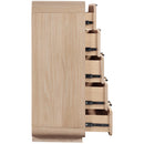 Meridian Windsor Natural Rubberwood Chest IMAGE 6