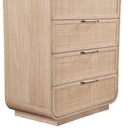 Meridian Windsor Natural Rubberwood Chest IMAGE 7