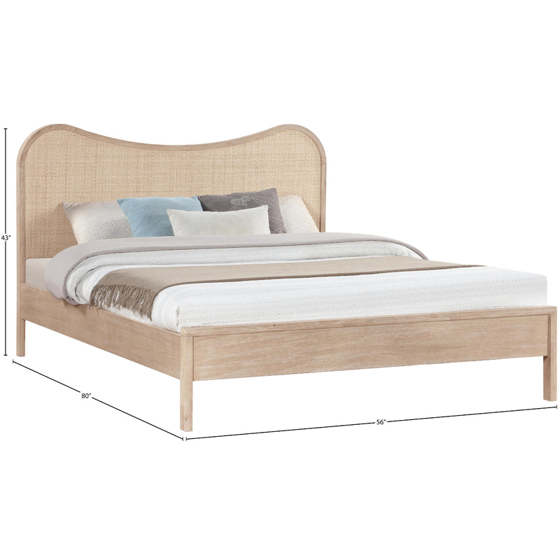 Meridian Windsor Natural Rubberwood Full Bed (3 Boxes) IMAGE 10