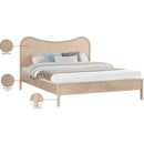 Meridian Windsor Natural Rubberwood Full Bed (3 Boxes) IMAGE 11