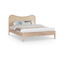 Meridian Windsor Natural Rubberwood Full Bed (3 Boxes) IMAGE 1