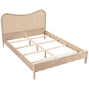 Meridian Windsor Natural Rubberwood King Bed (3 Boxes) IMAGE 8
