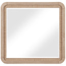 Meridian Windsor Natural Rubberwood Mirror IMAGE 3