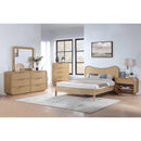 Meridian Windsor Natural Rubberwood Night Stand IMAGE 11