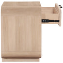 Meridian Windsor Natural Rubberwood Night Stand IMAGE 6