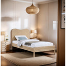 Meridian Windsor Natural Rubberwood Twin Bed (3 Boxes) IMAGE 2