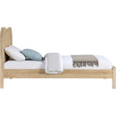 Meridian Windsor Natural Rubberwood Twin Bed (3 Boxes) IMAGE 4