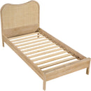 Meridian Windsor Natural Rubberwood Twin Bed (3 Boxes) IMAGE 8