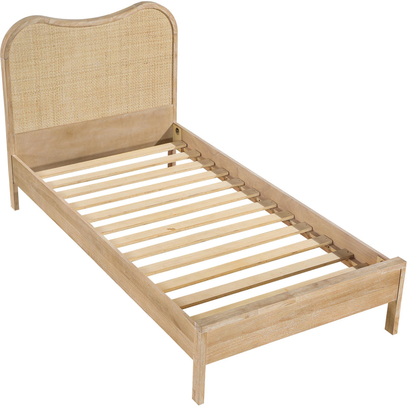 Meridian Windsor Natural Rubberwood Twin Bed (3 Boxes) IMAGE 8