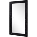  Meridian Pavia Black Genuine Marble Frame Mirror IMAGE 4