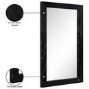  Meridian Pavia Black Genuine Marble Frame Mirror IMAGE 8