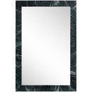  Meridian Pavia Green Genuine Marble Frame Mirror IMAGE 3