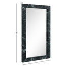  Meridian Pavia Green Genuine Marble Frame Mirror IMAGE 7