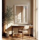  Meridian Pavia Natural Genuine Travertine Frame Mirror IMAGE 2